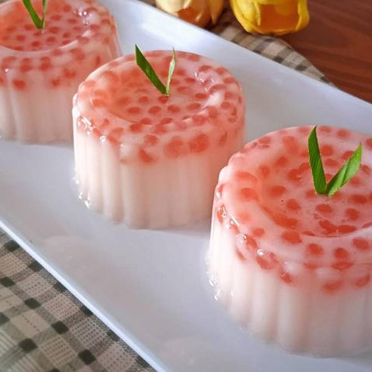 Resep Puding Mutiara Santan
