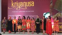 Angkat Tenun Donggala, Kemenperin Gelar Fashion Show di Pameran Kriya Nusa