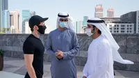 Pendiri sekaligus Bos Telegram Pavel Durov bertemu dengan Putra Mahkota Dubai Hamdan Mohammed (Foto: Twitter Hamdan Bin Mohammed/ @HamdanMohammed))