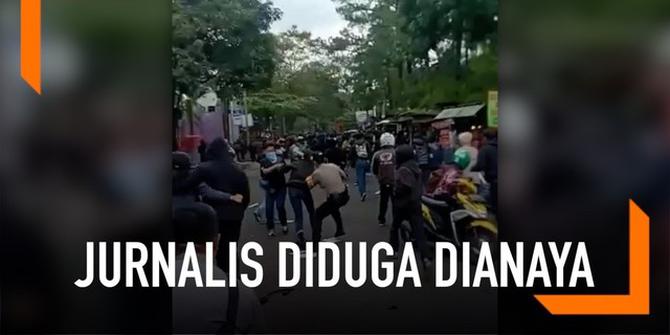 VIDEO: Hari Buruh, 2 Jurnalis di Bandung Diduga Dianiaya Polisi