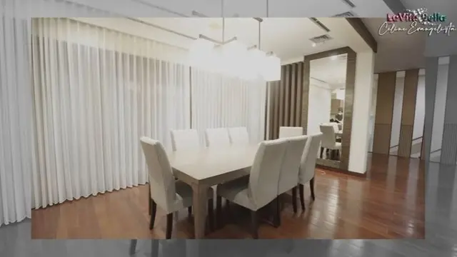 Potret dapur rumah Celine Evangelista (Sumber: YouTube/Celine Evangelista)