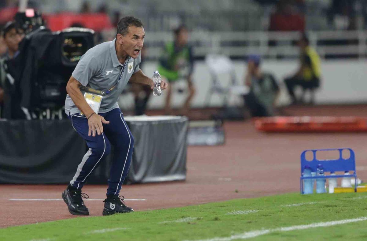 FOTO: Garuda Muda Menang Tipis atas Filipina, Tiket Semifinal Makin Dekat