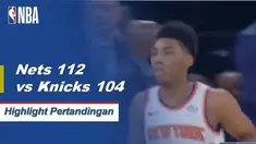 Spencer Dinwiddie mengantongi 25 poin dan mencetak enam assist dalam kemenangan Nets 112-104 atas Knicks.