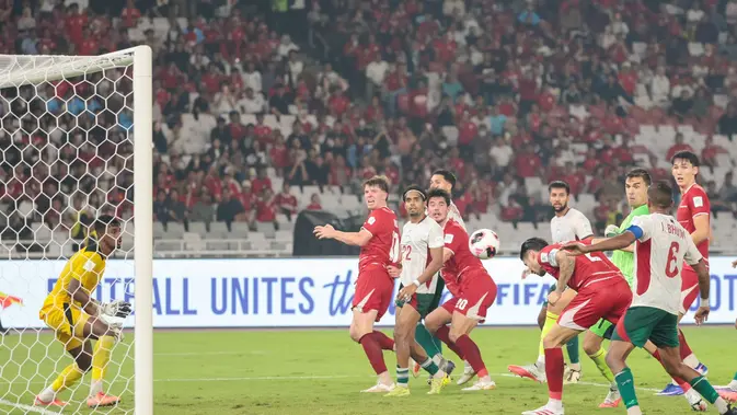 Sundulan Kevin DiksPjukan Indonesia Hajar Bangladesh di GBK