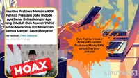 Cek Fakta: Hoaks Artikel Presiden Prabowo Minta KPK Periksa Jokowi