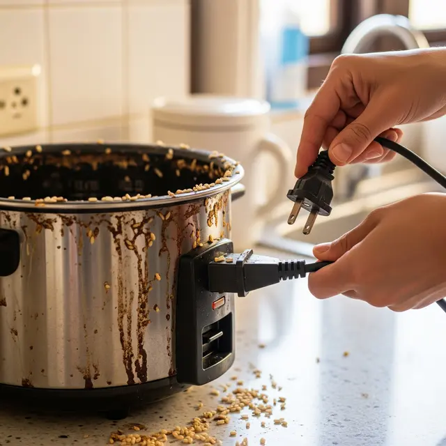 Cara Membersihkan Rice Cooker Berkerak (AI Generated)
