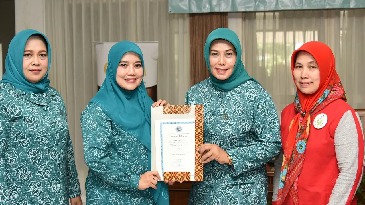 Sosialisasi Omaba di Aula Kantor TP PKK Provinsi Jabar, Kota Bandung, Kamis (24/10/19).