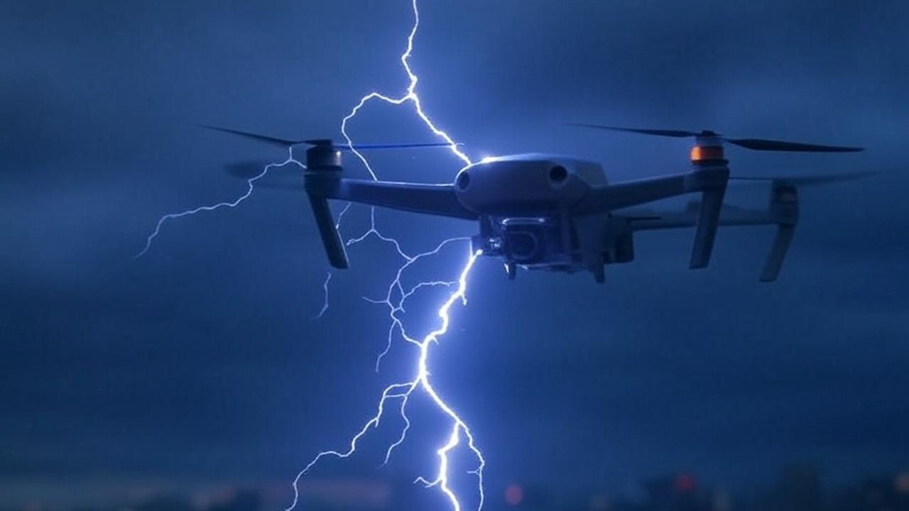 Jepang Uji Drone Pemancing Petir, Tahan Sambaran Listrik