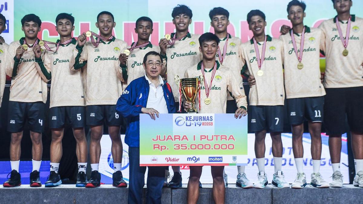 Kejurnas Antarklub U-19 2025: Tim Putra Pasundan Juara