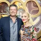 Blake Shelton dan Gwen Stefani saat menghadiri Warner Music Group Pre-Grammy Party di Hollywood Athletic Club pada 23 Januari 2020 di Hollywood, California. (AMY SUSSMAN / GETTY IMAGES NORTH AMERICA / GETTY IMAGES VIA AFP)