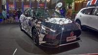 MG 5 GT hasil garapan seniman Muklay dipamerkan di GJAW 2023. (Liputan6.com/Jordy Rivaldo)
