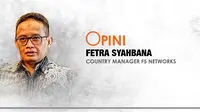 Fetra Syahbana, Country Manager F5 Networks Indonesia. Liputan6.com/Triyasni