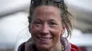 Harila, 37 tahun, masih harus mendaki Gunung Manaslu di Nepal, yang ia harapkan akan ia lakukan dalam beberapa hari ke depan, dan kemudian lima puncak yang tersisa di Pakistan, termasuk K2, yang merupakan puncak tertinggi kedua di dunia. (AP Photo/Niranjan Shrestha)