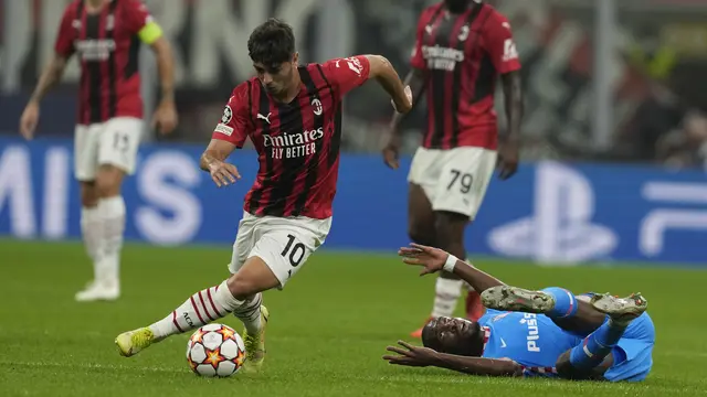 Franck Kessie Dikartu Merah, AC Milan Takluk Atas Atletico Madrid