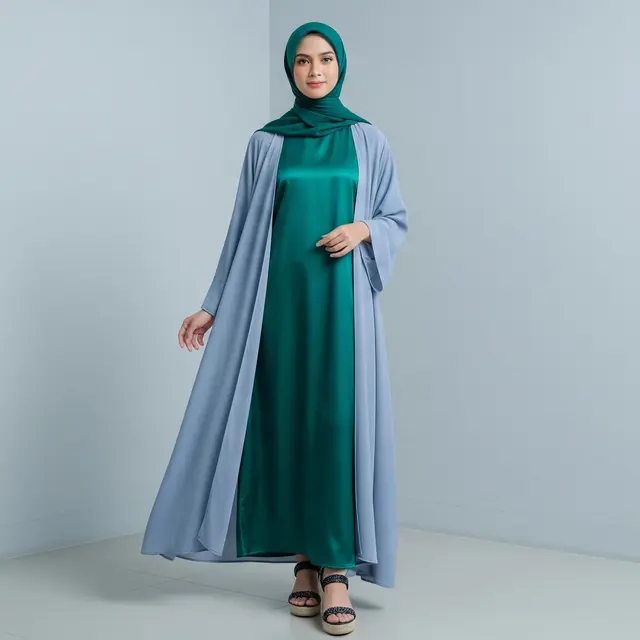 Model Gamis Abaya Arab yang Elegan/Ilustrasi Gemini AI