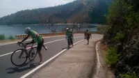 Yuk, Ikutan Balap Sepeda di Tengah Suasana Eksotis Lombok