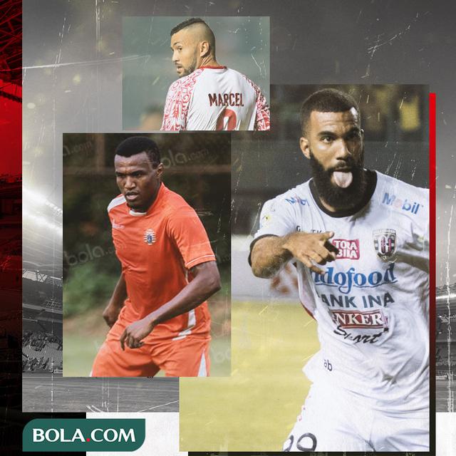 Sylvano Comvalius, Djibril Coulibaly dan Marcel Sacramento