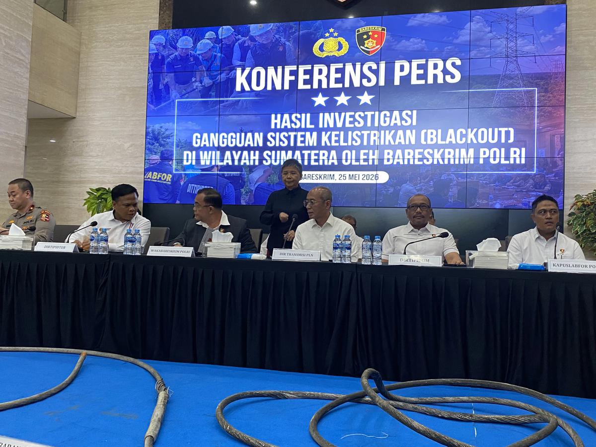 Wakabareskrim Polri Irjen Nunung Syaifudin bantah sabotase penyebab blackout sumatra