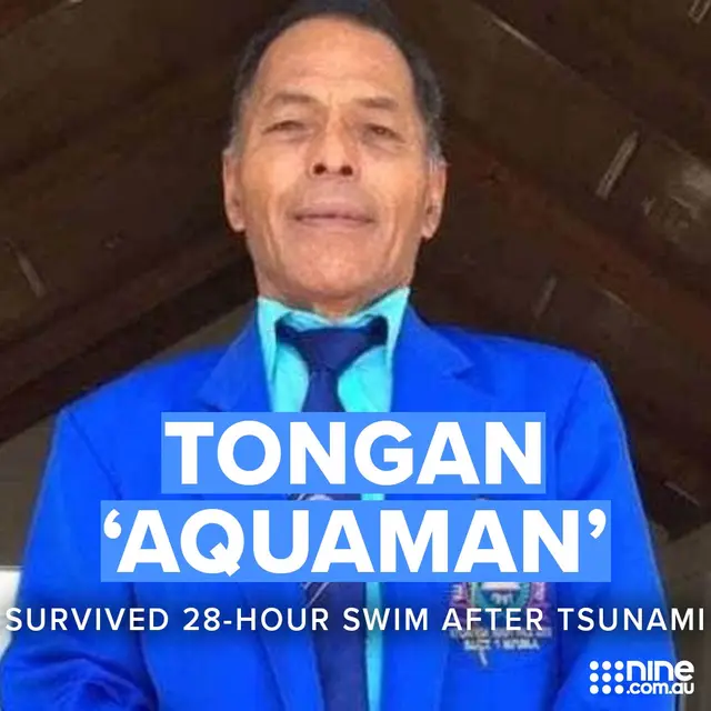 Keajaiban, Pria Ini Selamat Usai 28 Jam Berenang Terseret Tsunami Tonga