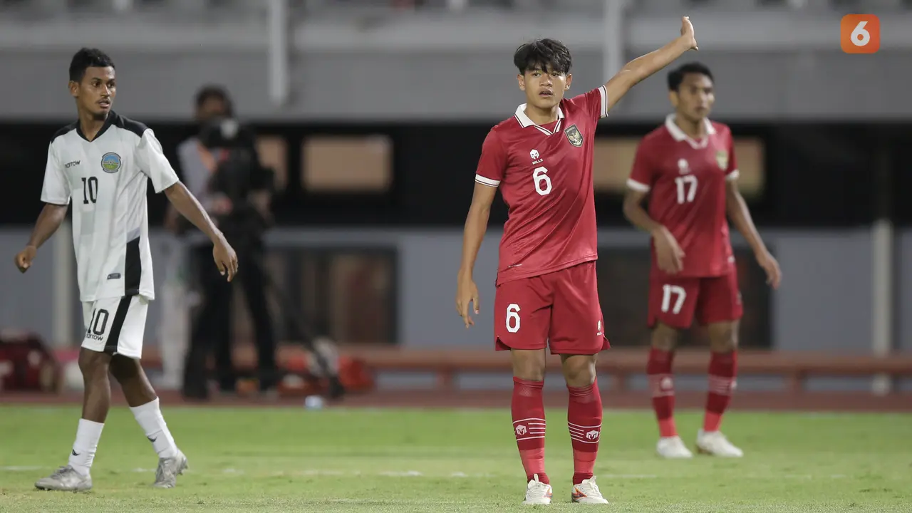 Pemain Timnas Indonesia U-20 Zanadin Fariz