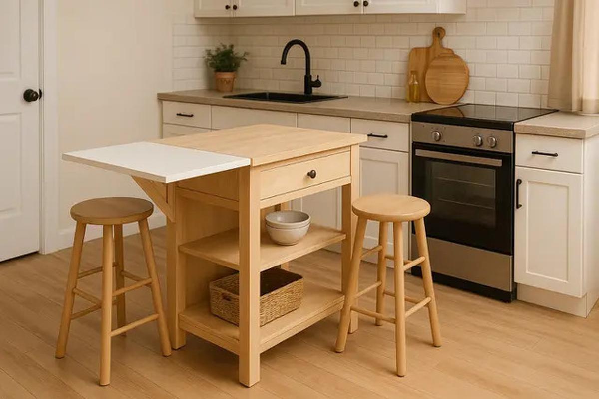 7 Model Kitchen Island di Dapur Kecil 2025, Solusi Fungsional &amp; Estetik