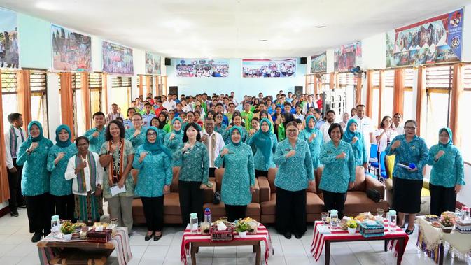 Ketum TP PKK Dorong Pelajar Alor Jadi Pelopor Pencegahan Kekerasan Perempuan dan Anak
