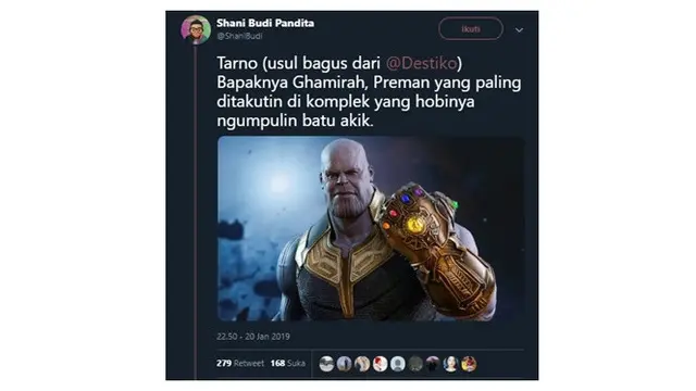 Nama Lengkap Pahlawan Avengers Kalau Lahir di Indonesia