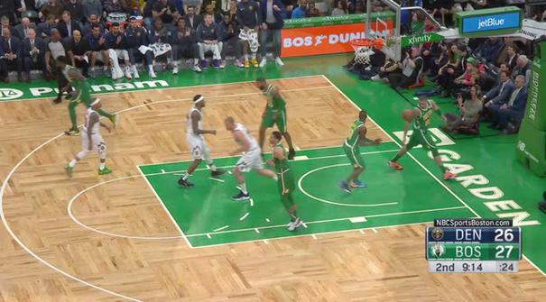 30 poin Kyrie Irving tidak cukup ketika Nikola Jokic dan Nuggets mengalahkan Celtics 114-105.