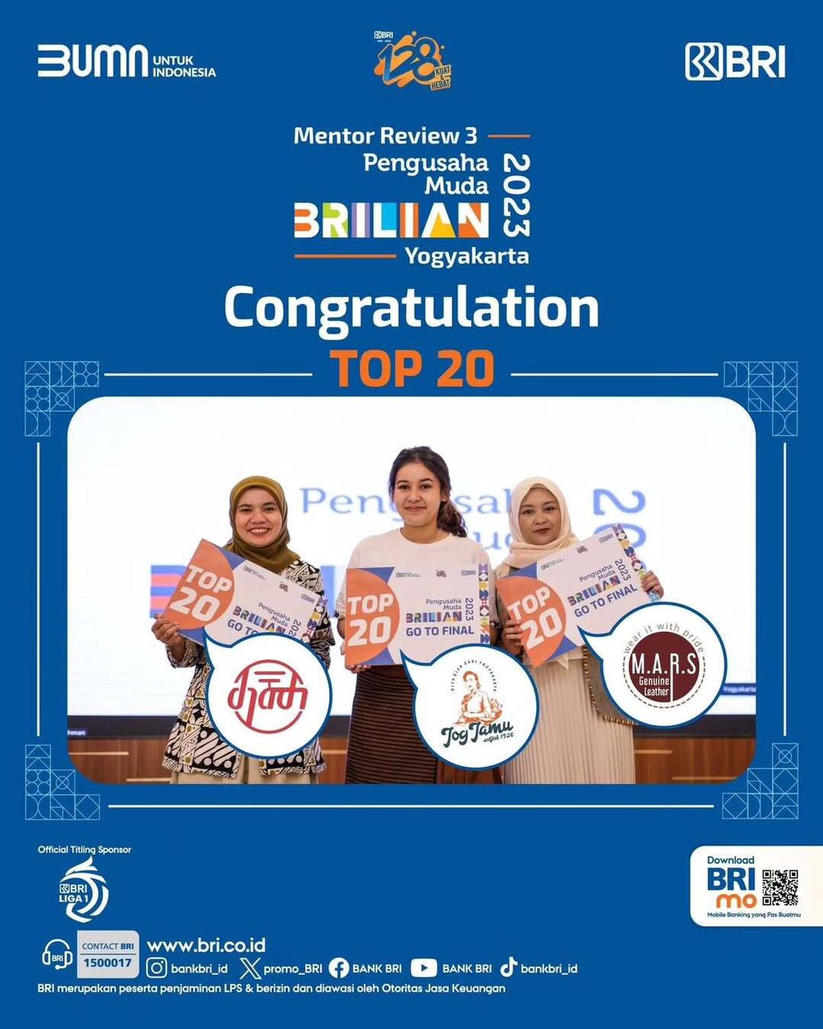 M.A.R.S Genuine Leather Jadi Finalis di Program Pengusaha Muda BRILiaN 2023