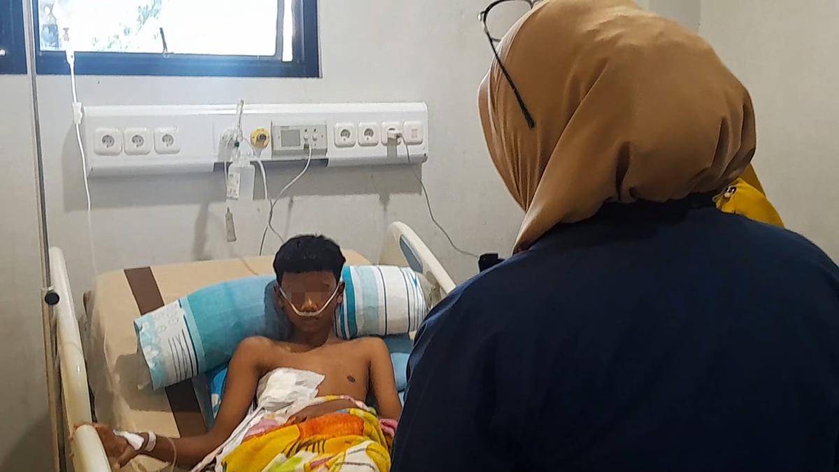 Kondisi Pelajar SMP di Bandar Lampung Usai Ditusuk Teman Sendiri