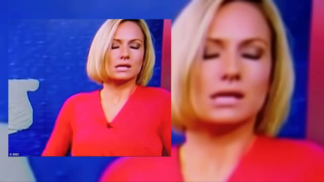 Adegan Menegangkan Presenter Nyaris Pingsan Saat Siaran Langsung
