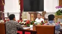 Kunjungan Dewan Direksi BPJS Ketenagakerjaan di Istana Merdeka, Jakarta pada Jumat (7/10/2022). (Dok. Biro Pers, Media, dan Informasi Sekretariat Presiden)