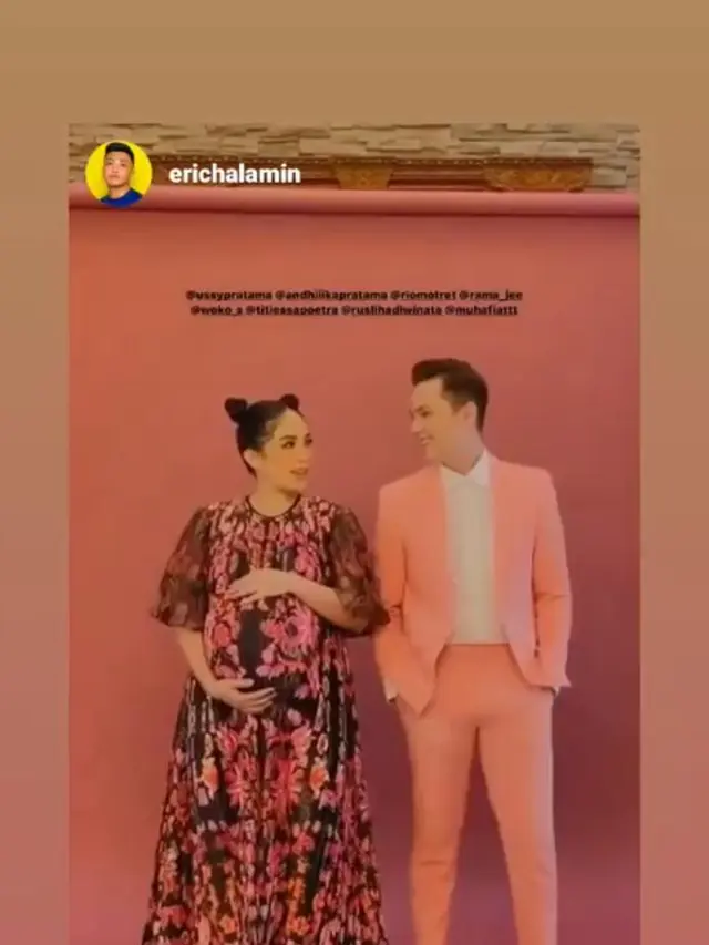 Potret Maternity Ussy Sulistiawaty. (Sumber: Instagram/riomotret)