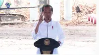 Presiden Joko Widodo (Jokowi) meresmikan pembangunan pabrik gasifikasi batu bara menjadi Dimetil Eter (DME) di Muara Enim, Sumatera Selatan.