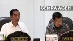 Gempa yang melanda wilayah Aceh menjadi perhatian khusus Jokowi. Jokowi pun berharap tidak ada korban