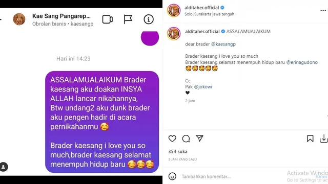 Aldi Taher (Foto: Instagran/@alditaher.official)