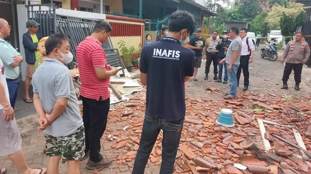 Ledakan Tabung gas di Cengkareng Barat, pada Rabu (15/10/2025).