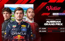Persaingan Antar Tim yang Kian Memanas! Nonton Formula 1 Lenovo Austrian Grand Prix 2026 di Vidio