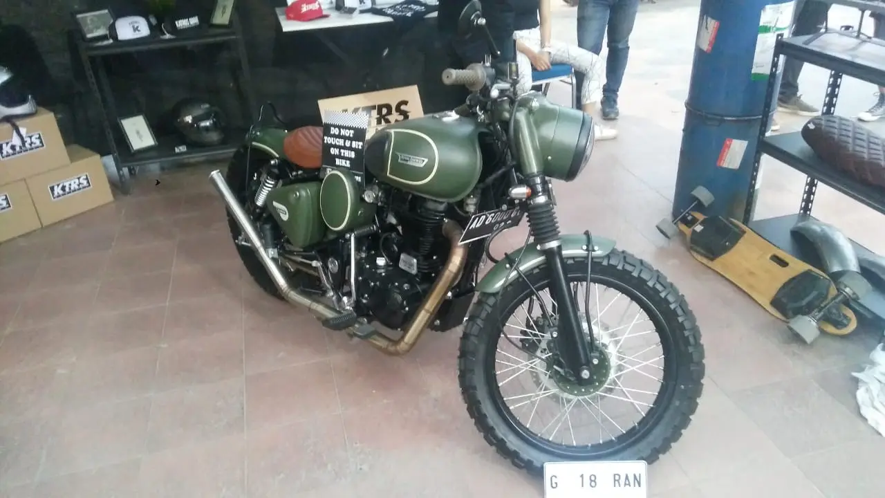 Motor Custom Gibran (Arief A/Liputan6.com)