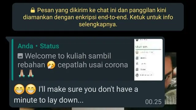 7 Chat Nyeleneh Mahasiswa dan Dosen Saat Kelas Online