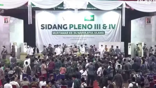 Suasana sidang pemilihan Ketua Umum PBNU. (Istimewa)