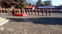 Deretan pejabatan yang mendapatkan promosi dan jabatan baru di lingkungan Pemda Garut, Jawa Barat (Liputan6.com/Jayadi Supriadin)
