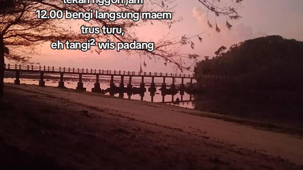 Aksinya Bikin Haru, Kisah Pria Bersama Ibunda Pergi JalanJalan Ke Pantai Ini Curi Perhatian