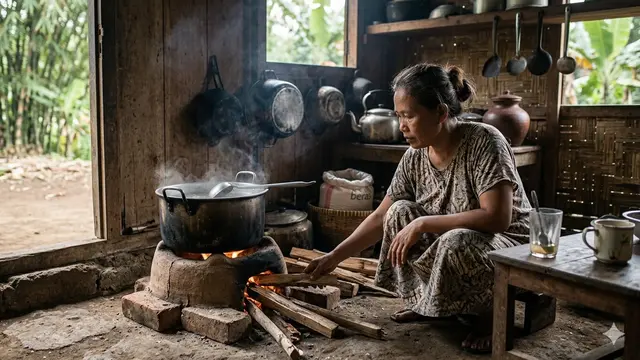 Cara Hidup Hemat ala Orang Desa (Foto: Gemini AI)