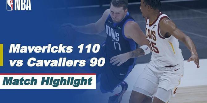VIDEO: Highlights NBA, Dallas Mavericks Menang Meyakinkan atas Cleveland Cavaliers 110-90