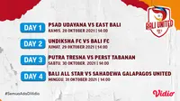 Jadwal dan Live Streaming Lanjutan Bali United Liga 3 Bali di Vidio, 28 Hingga 31 Oktober 2021. (Sumber : dok. vidio.com)
