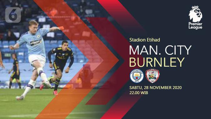 Manchester City vs Burnley (Liputan6.com/Abdillah)