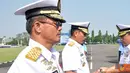 Citizen6, Surabaya: Prosesi serah terima Jabatan komandan di " kawah candradimukanya " prajurit matra laut tersebut, digelar dengan upacara militer di Lapangan Laut Maluku, Kesatrian Bumimoro, Kobangdikal, Surabaya. (Pengirim: Penkobangdikal)