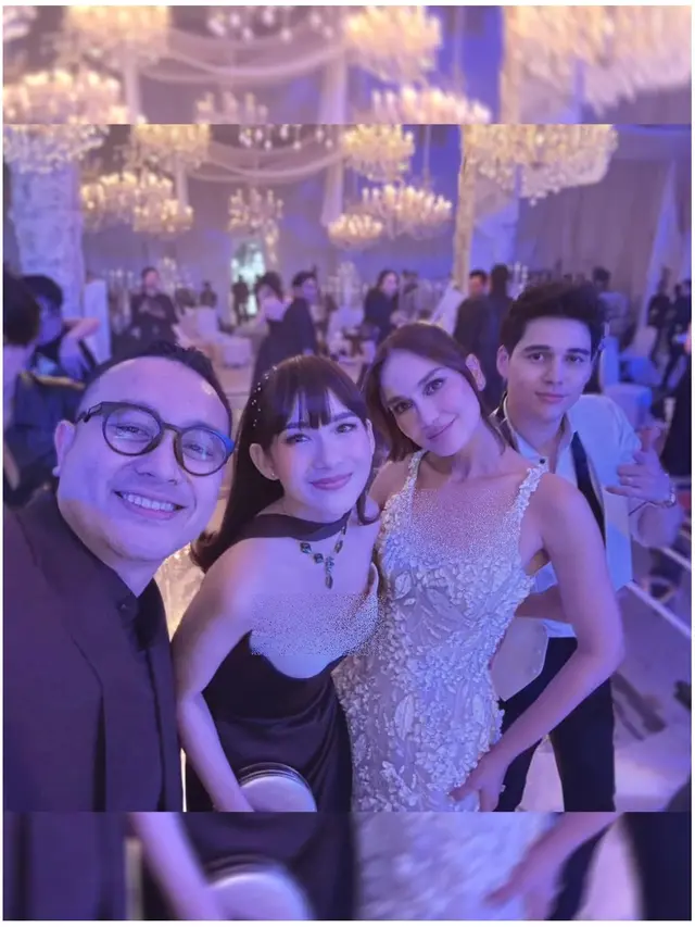 8 Pasangan Seleb yang Hadiri Resepsi Luna Maya dan Maxime Bouttier di Jakarta
