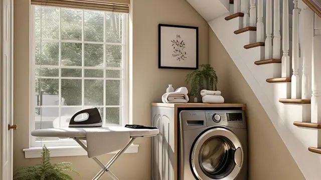 Desain Bawah Tangga Rumah Minimalis (credit: meta AI)